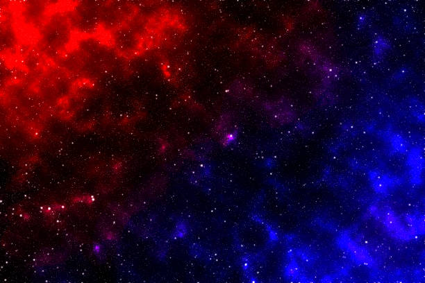 istock Large cluster of stars. Colorful nebula. Space abstract background 1029158500