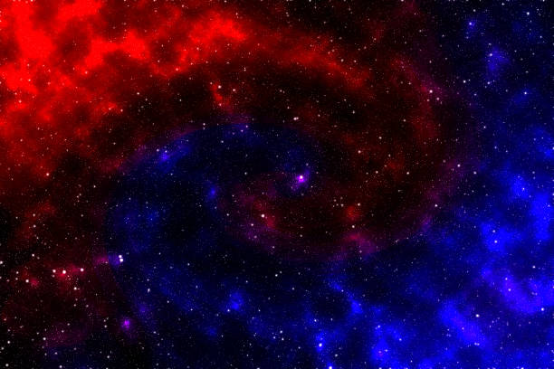 istock Large cluster of stars. Colorful nebula. Space abstract background 1029158506