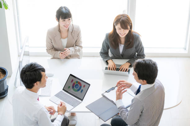istock Business meeting. High angle view. 1029166738