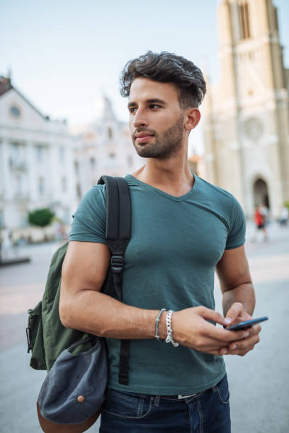 istock Young Middle Eastern tourist discovering Eastern Europe 1029167084