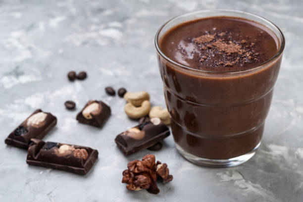 istock Homemade chocolate smoothie 1029172644