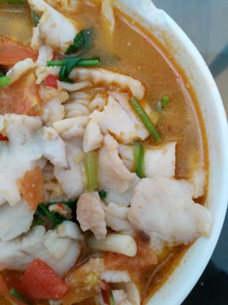 istock tasty sliced fish noodle soup 1029176324