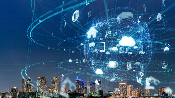istock Smart city and IoT (Internet of Things) concept. ICT (Information Communication Technology). 1029185880