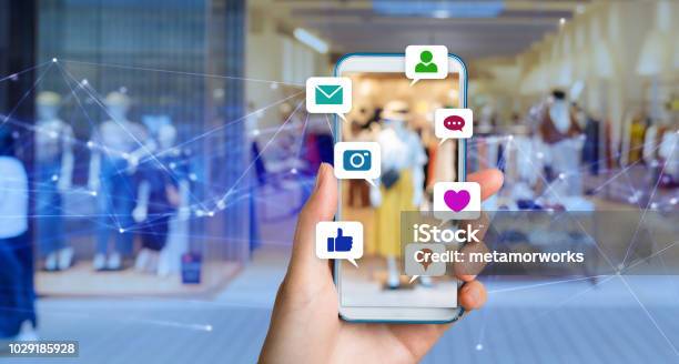 Social Media Konzept Stockfoto und mehr Bilder von Soziales Netzwerk - Soziales Netzwerk, Werbung, Marketing