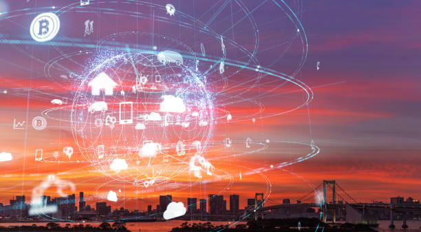 istock Smart city and IoT (Internet of Things) concept. ICT (Information Communication Technology). 1029185940