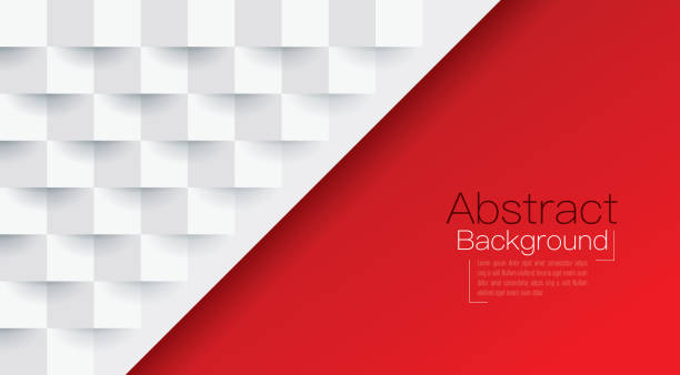 Red and white abstract background vector. Vector illustration was made in eps 10 with gradients and transparency. red white stock illustrations