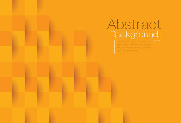 Orange abstract background vector. vector art illustration