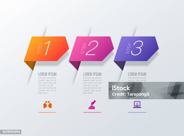 Infographics Design Vector And Business Icons With 3 Options Stock Illustration - Download Image Now