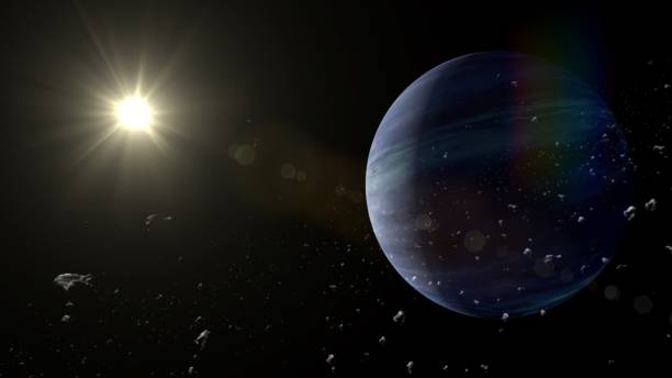 istock Planets and galaxy, science fiction wallpaper. 1029228102