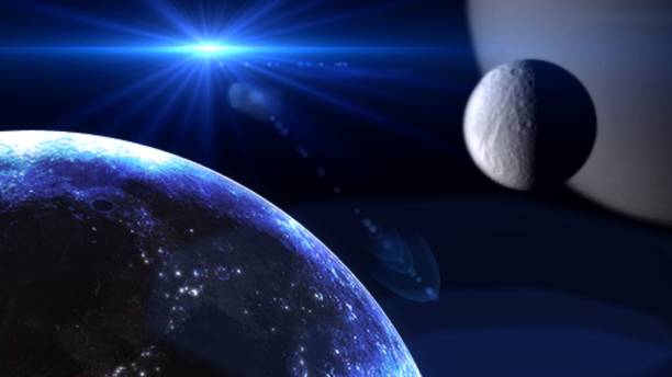 istock Planets and galaxy, science fiction wallpaper. Beauty of deep space. 1029228206