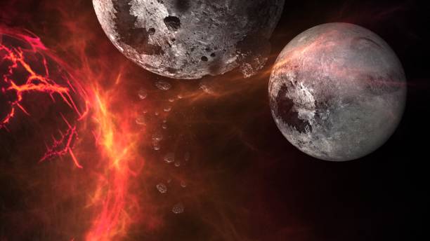 istock Planets and galaxy, science fiction wallpaper. Beauty of deep space. 1029228420