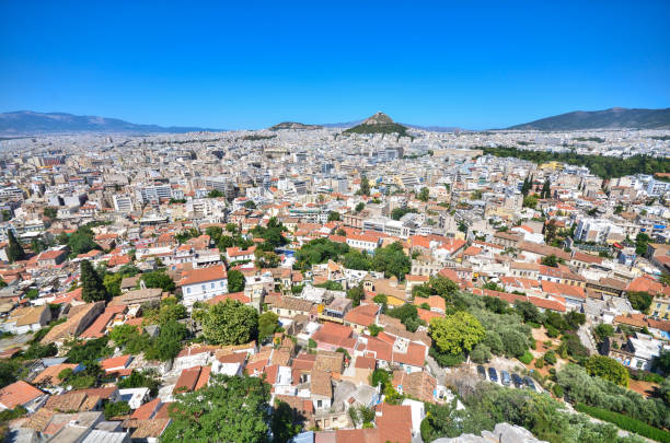 istock Athens city From Above 1029228774