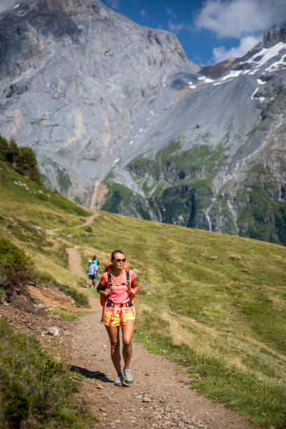 istock Pretty, female hiker/climber 1029236470