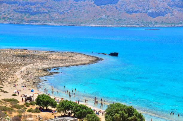 istock Greece island Beach Rocks 1029242970