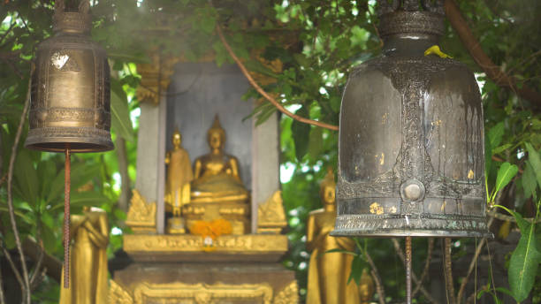 istock Ancient Bells Hanging in Buddhist Temple 1029249380