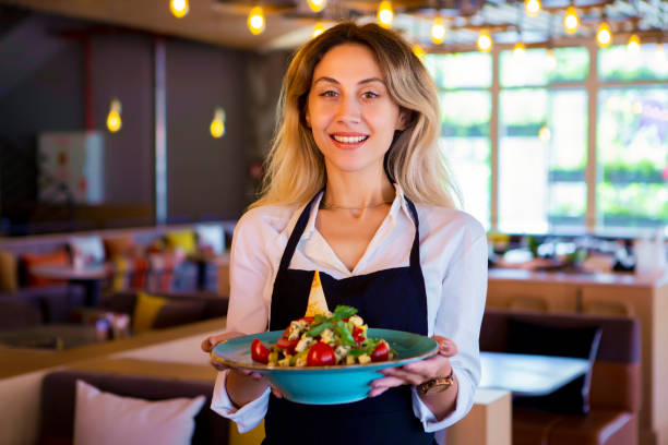 istock Woman working at a restaurant 1029252706