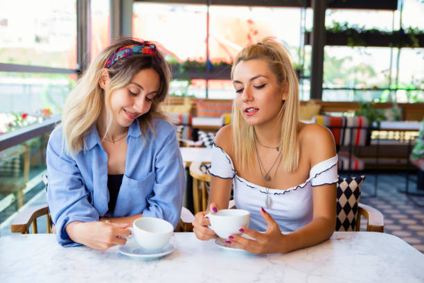 istock Girls having coffee break 1029258738
