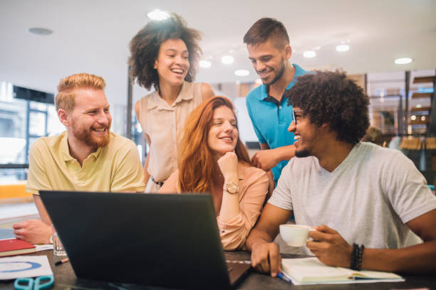 istock Pretty young business people working together in an office 1029264964