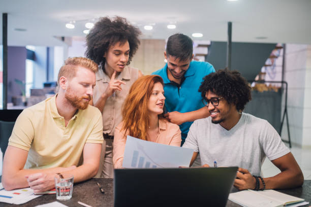 istock Business people working with graphs and an laptop 1029265004