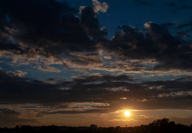 istock The sunset over the city 1029269286