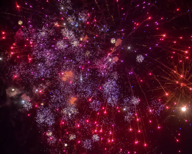 istock Milky way galaxy of fireworks 1029279466