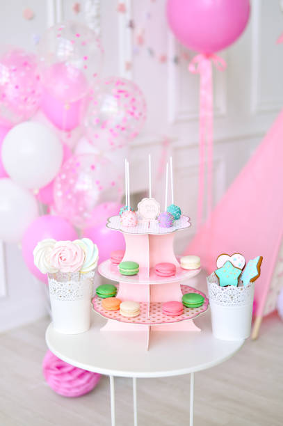 istock Birthday decorations. First birthday. 1029282060