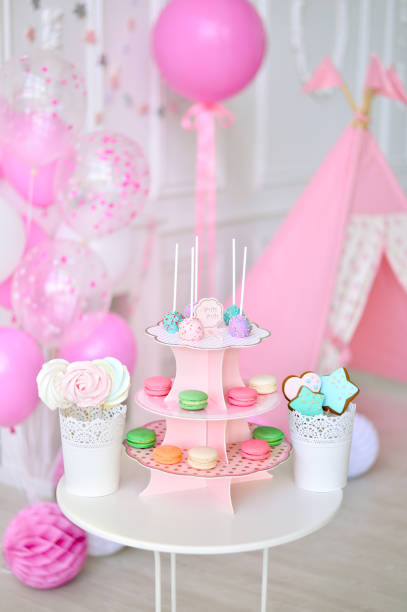 istock Birthday decorations. First birthday. 1029283026