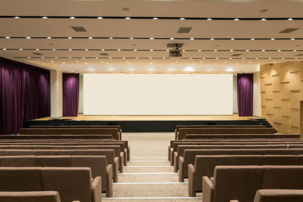 Big empty modern meeting,seminar,conference hall