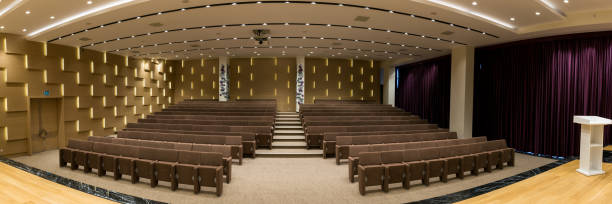istock Big empty modern meeting,seminar,conference hall 1029301382