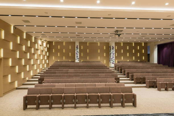 istock Big empty modern meeting,seminar,conference hall 1029301390