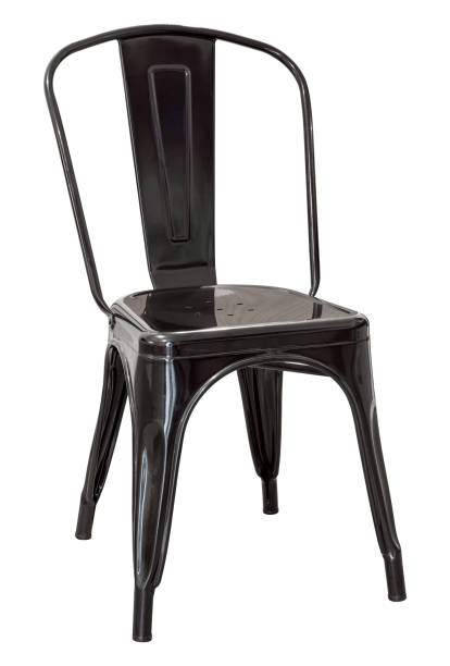 istock black metal chair isolated on white 1029307618