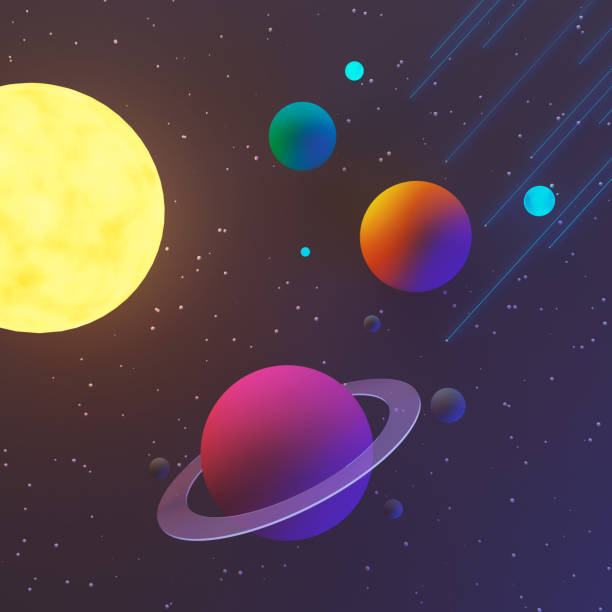istock Space or galaxy background with planet and star. 1029308466