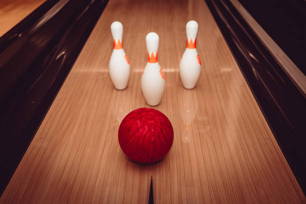 istock The bowling ball is ready to strike 1029311302