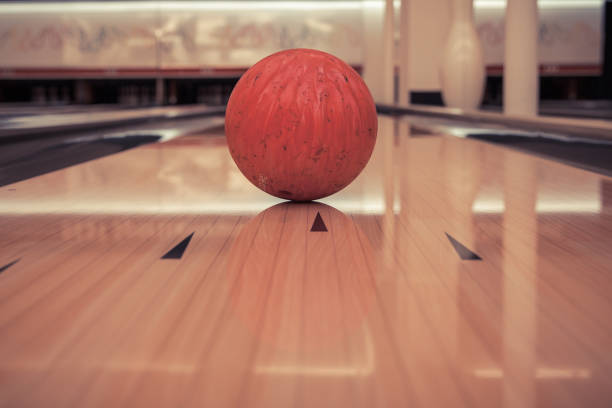 istock The bowling ball is ready to strike 1029311466