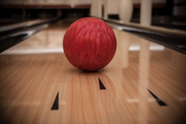 istock The bowling ball is ready to strike 1029311570