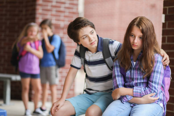 istock Comforting friend after being bullied. 1029319966