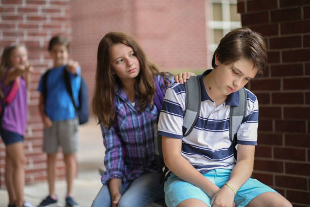 istock Comforting friend after being bullied. 1029320106