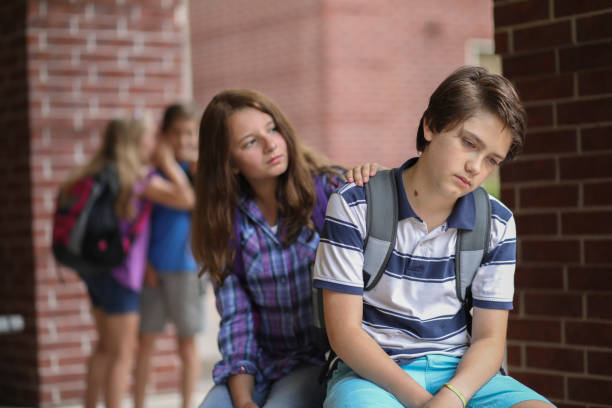 istock Comforting friend after being bullied. 1029320166