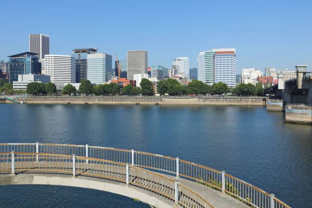 istock Portland Skyline - Willamette River - Oregon 1029323630