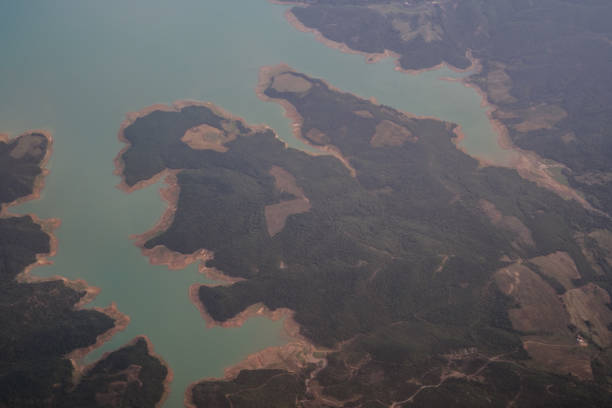 istock Albania landscape from airplane 1029325184