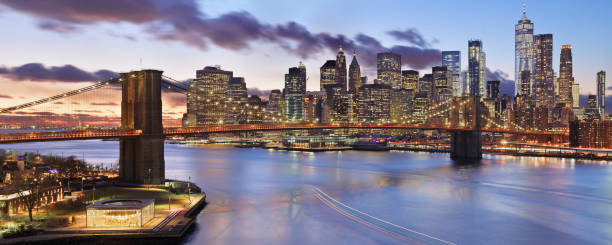 istock New York Skyline - Brooklyn Bridge 1029327992