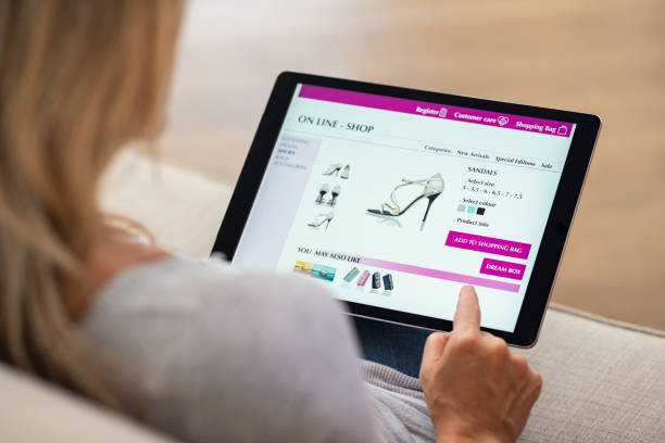 istock Woman doing online shopping 1029343372