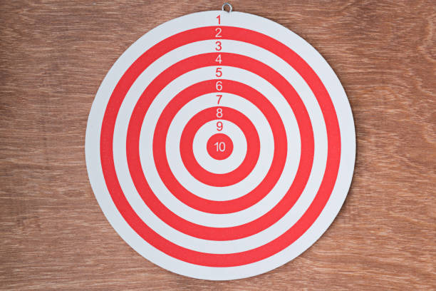 istock Close-Up Of Dartboard On Table 1029361124