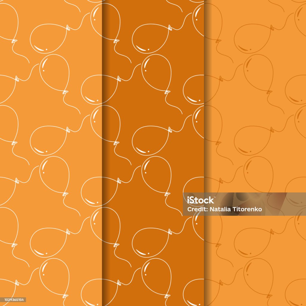 Pattern Bloon Balloon Seamless Pattern Stock Illustration - Download Image Now ...