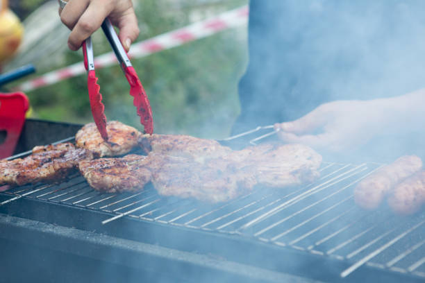istock Tasty meat, fried in grile with a delicious crust 1029370102