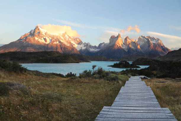 istock Sunrise at Torres del Paine 1029370182