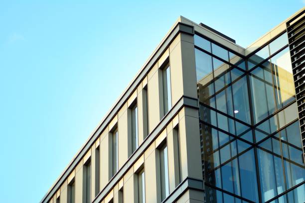 istock Glass curtain wall of modern office building 1029416592