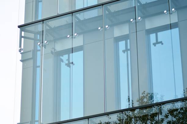 istock Glass curtain wall of modern office building 1029416636