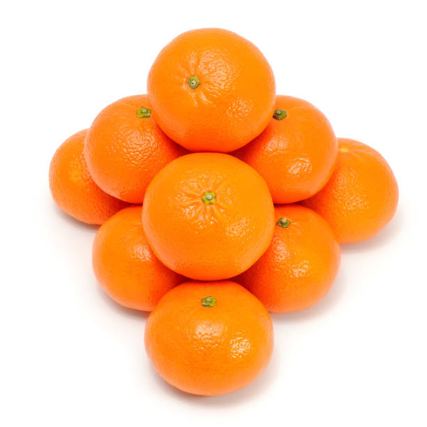 istock Tangerines on White Background 1029416790