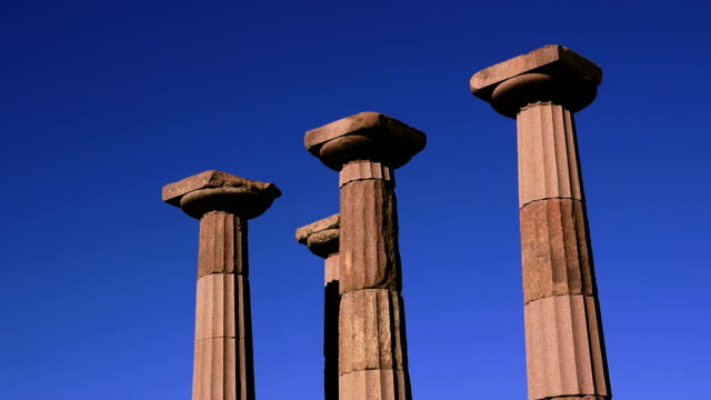Assos (Behramkale), ruins of ancient acropolis, Turkey